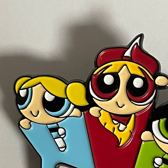 Powerpuff Girls New Era Frame Hat Pin Pins Hats Fitted Blossom Bubbles Buttercup - Picture 3 of 9
